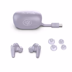 JLab Go Pods ANC Casque True Wireless Stereo (TWS) Ecouteurs Appels/Musique Bluetooth Lilas