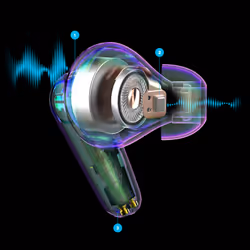 JLab Go Pods ANC Écouteur TWS Bluetooth Lilas - Vue supplémentaire 5