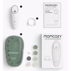 Momcozy 416508 ciseau et coupe-ongles pour bébé Blanc - Vue supplémentaire 4