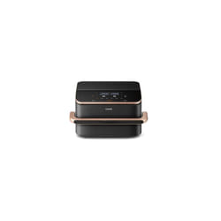 Cosori Dual Blaze Twinfry Chef Edition Double 10 L Autonome 2800 W Friteuse d’air chaud Noir, Or rose