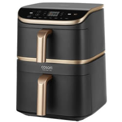 Cosori KOSP0040EUN friteuse Unique 10,8 L Autonome 2630 W Friteuse d’air chaud Noir, Or
