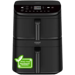 Cosori CAF-DC121-AEUR Double 10,8 L Autonome 2630 W Friteuse d’air chaud Noir
