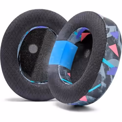 Coussinets Gel - Wicked Cushions - Stealth Pro - Confort Amélioré - Compatible Xbox et PlayStation - 90s Black