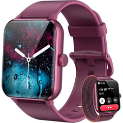 Montre Connectée Femmes avec Fonction téléphonique et Rappel de Message pour Android iOS