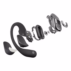 SHOKZ OpenFit 2 Écouteurs Sans fil Crochets auriculaires Appels/Musique/Sport/Au quotidien Noir - Vue supplémentaire 4