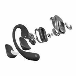 SHOKZ OpenFit 2+ Écouteurs Sans fil Crochets auriculaires, Ecouteurs Appels/Musique Bluetooth Noir