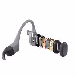 SHOKZ OpenSwim Pro Casque Conduction Osseuse Sport 32 Go Gris Bluetooth - Vue supplémentaire 3