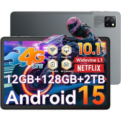 Tablette - Blackview - Tab 60 Pro - Android 15 - 12 Go RAM - 128 Go ROM - 101 pouces