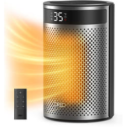 Chauffage dappoint - Hyper-céramique - 1500 W - Dreo - Atom 416 - Colonne - Noir