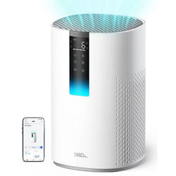 Ionisateur - DREO - Macro AP605S - Renouvellement de l’air jusqu’à  73 m²/h - Ultra-silencieux - Minuterie - Verouillage enfant