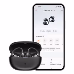 SHOKZ OpenDots Air Casque Sans fil Clip d'oreille Appels/Musique/Sport/Au quotidien Bluetooth Noir - Vue supplémentaire 2