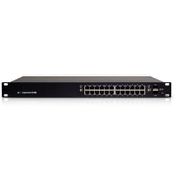 Ubiquiti ES-24-250W commutateur réseau Géré L2/L3 Gigabit Ethernet (10/100/1000) Connexion Ethernet, supportant l'alimentation via ce port (PoE) 1U Noir