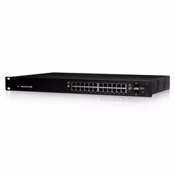 Ubiquiti EdgeSwitch 24 250W, Géré, L2/L3, Gigabit Ethernet (10/100/1000), Connexion Ethernet, supportant l'alimentation via c ...