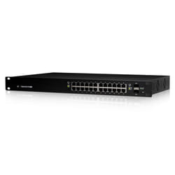 Ubiquiti EdgeSwitch 24 250W Géré L2/L3 Gigabit Ethernet (10/100/1000) Connexion Ethernet, supportant l'alimentation via ce port (PoE) 1U Noir