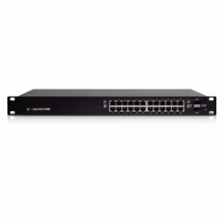 Ubiquiti EdgeSwitch 24 250W Géré L2/L3 Gigabit Ethernet (10/100/1000) Connexion Ethernet, supportant l'alimentation via ce port (PoE) 1U Noir