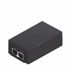 Ubiquiti POE-24-AF5X, Gigabit Ethernet, 10,100,1000 Mbit/s, Noir, 24 V, 90 - 260 V, 47 - 63 Hz