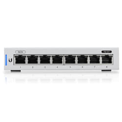 Ubiquiti UniFi US-8 Géré L2 Gigabit Ethernet (10/100/1000) Connexion Ethernet, supportant l'alimentation via ce port (PoE) Gris