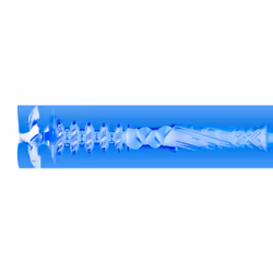 Fleshlight Turbo Thrust Bleu, Transparent