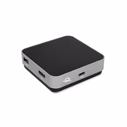 OWC USB-C Travel Dock, Avec fil, USB 3.2 Gen 1 (3.1 Gen 1) Type-C, Gris, Space Gray, SD, SDHC, SDXC, CE, FCC