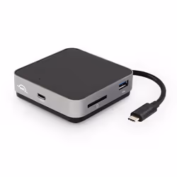 OWC USB-C Travel Dock Avec fil USB 3.2 Gen 1 (3.1 Gen 1) Type-C Gris