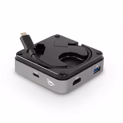 OWC USB-C Travel Dock Avec fil USB 3.2 Gen 1 (3.1 Gen 1) Type-C Gris - Vue supplémentaire 4