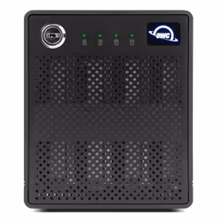 OWC ThunderBay 4 mini, Boîtier disque dur/SSD, 2.5", SATA, Série ATA II, Série ATA III, 40 Gbit/s, Connectivité USB, Noir