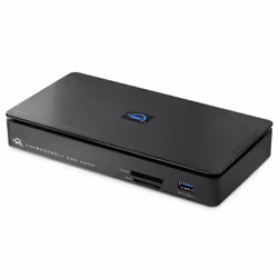 OWC Thunderbolt Pro Dock, Avec fil, Thunderbolt 3, 85 W, 10GBASE-T, Noir, CFexpress, MicroSDHC