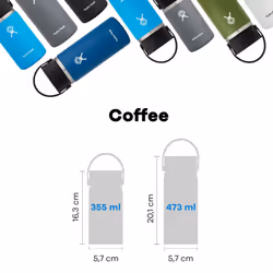 Couvercle Hydro Flask wide moouth with flex sip lid 12 oz