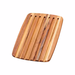 TEAKHAUS 409, Rectangulaire, Bois, Bois, Produits de panification, Motif, 406 mm