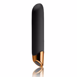 Rocks-Off Chaiamo, Vibrateur à baguette, Stimulation vaginale, Noir, Silicone, Droit, Ambidextre