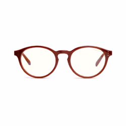 Gunnar Optiks Attaché, Femmes, Ovale, Classique, Rouge, Nylon polymère, Transparent