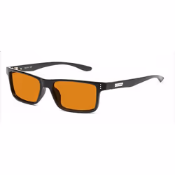 Gunnar Optiks Vertex, Rectangle, Jouer, Polycarbonate, Noir, Nylon polymère, Grande taille