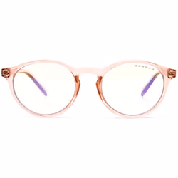 Gunnar Optiks Attache, Unisexe, Ovale, Or rose, Nylon, Transparent, 4,9 cm