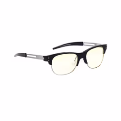 Gunnar Optiks Cypher, Ovale, Jouer, Noir, Acier inoxydable, Acétate, Acier inoxydable, Taille moyenne/grande, Ambre