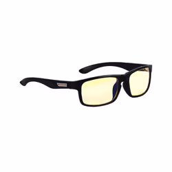 Gunnar Optiks Enigma, Rectangle, Jouer, Noir, Nylon polymère, Grande taille, Ambre