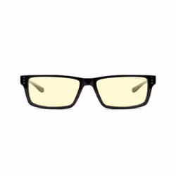 Gunnar Optiks Riot, Unisexe, Rectangle, Mode, Noir, Nylon polymère, Ambre