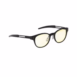 Gunnar Optiks MOD Designed By Publish, Ovale, Classique, Noir, Acétate, Acier inoxydable, Taille moyenne/grande, Ambre