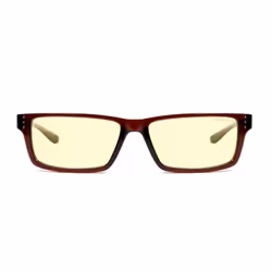 Gunnar Optiks Riot, Unisexe, Rectangle, Classique, Noir, Rouge, Ambre, 5,7 cm