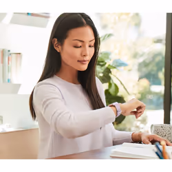 Fitbit Charge 3 OLED Bracelet connecté Lavande, Or rose