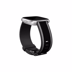 Fitbit FB166WBBKGYL accessoire intelligent à porter sur soi Bande Noir, Gris Fluoroélastomère, Polyester