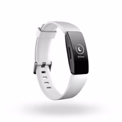 Fitbit Inspire HR, Bracelet connecté, OLED, Imperméable, Blanc