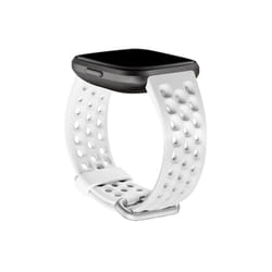 Fitbit FB171SBWTL accessoire intelligent à porter sur soi Bande Blanc Aluminium, Élastomère