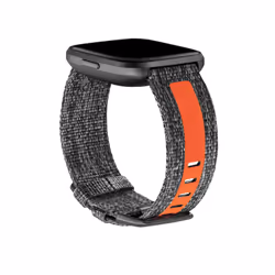 Fitbit FB171WBGYTAS, Bande, Smartwatch, Charbon de bois, Orange, Fitbit, Versa 2, Versa, Versa Lite, Aluminium, Synthétique
