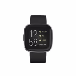 Fitbit Versa 2 40mm Tactile Noir, Gris Wifi