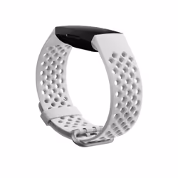 Fitbit FB168SBWTL, Bande, Tracker d’activité, Blanc, Fitbit, Charge 4 Charge 3, Silicone