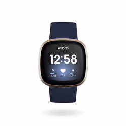Fitbit Versa 3 AMOLED Numérique Écran tactile Or Wifi GPS (satellite)
