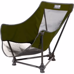 Eno chaise de camping Lounger SL76 x 57 cm nylon/aluminium vert/gris