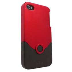 IFROGZ IP4GLO-RED-BLK 3.5" Housse Noir, Rouge