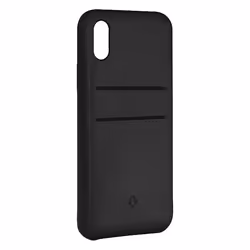 Twelve South RelaxedLeather, Étui avec portefeuille, Apple, iPhone X, 14,7 cm (5.8"), Noir
