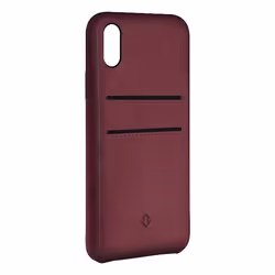 Twelve South RelaxedLeather, Étui avec portefeuille, Apple, iPhone X, 14,7 cm (5.8"), Bordeaux